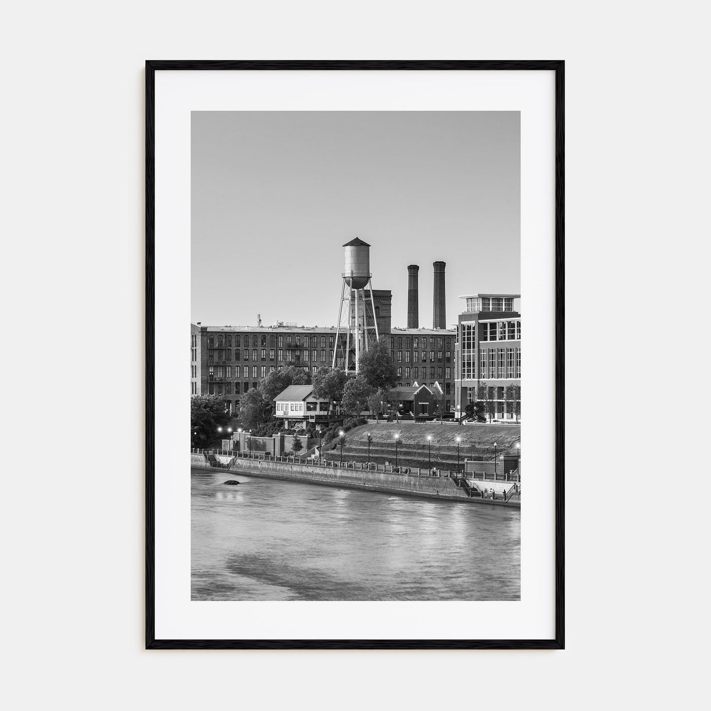 Columbus, Georgia Photo B&W Poster