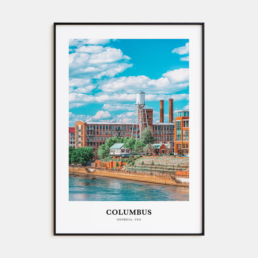 Columbus, Georgia Portrait Color Poster
