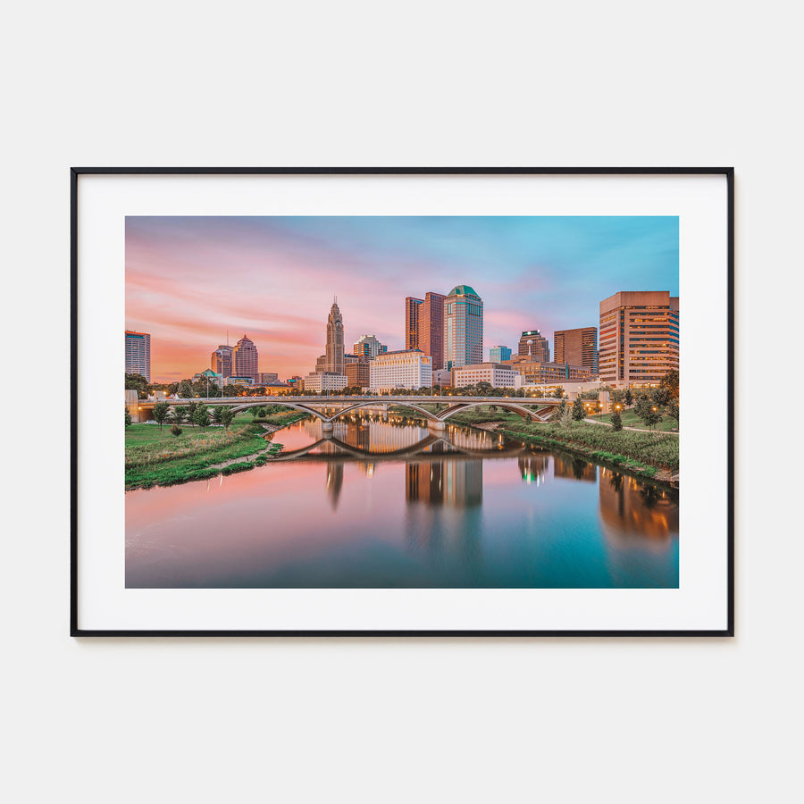 Columbus, Ohio Landscape Color Poster