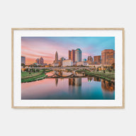 Columbus, Ohio Landscape Color Poster