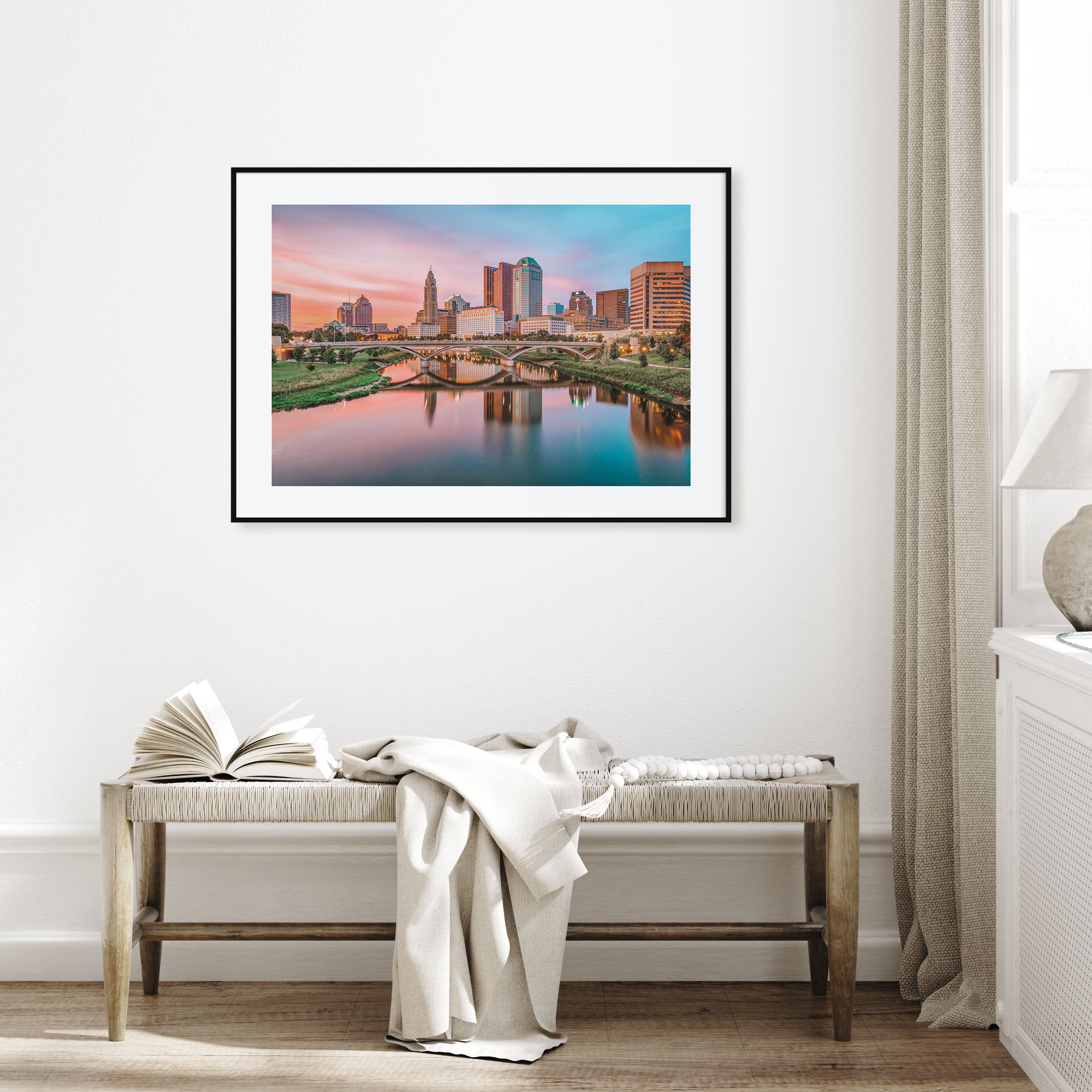 Columbus, Ohio Landscape Color Poster