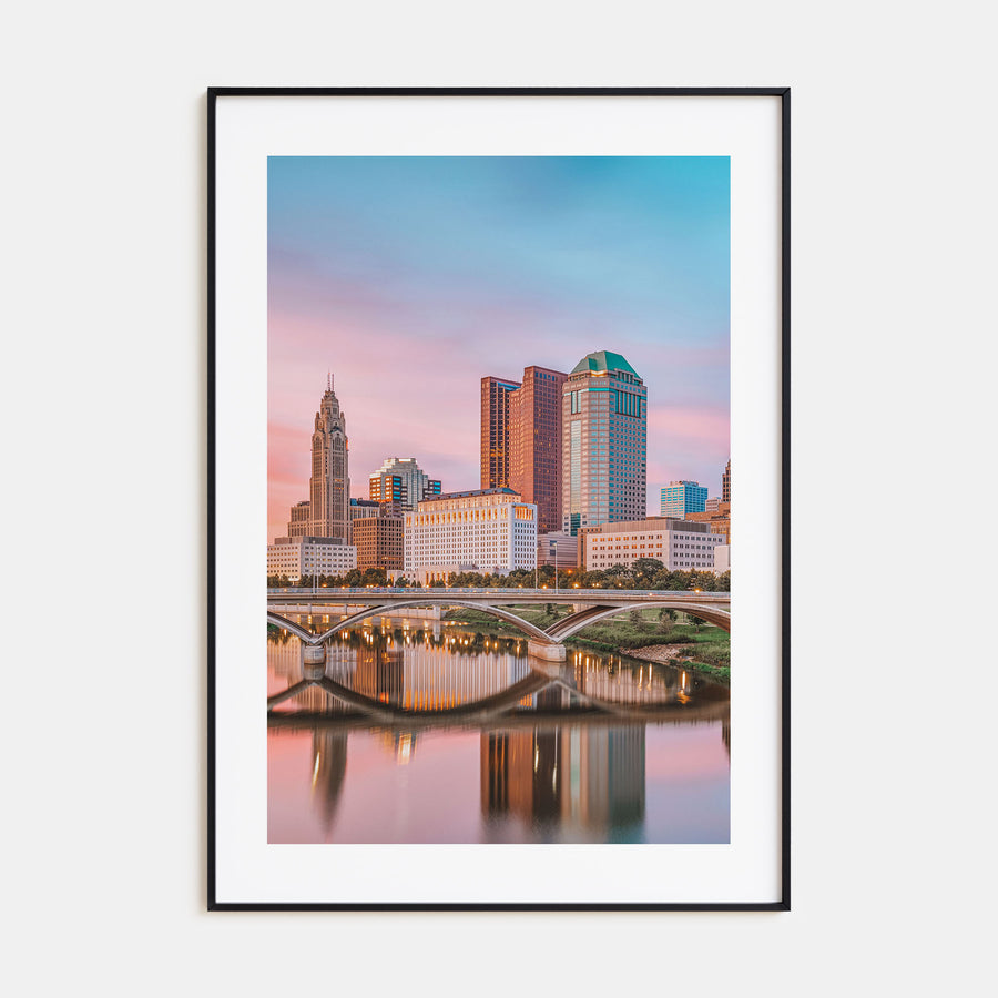 Columbus, Ohio Photo Color No 1 Poster