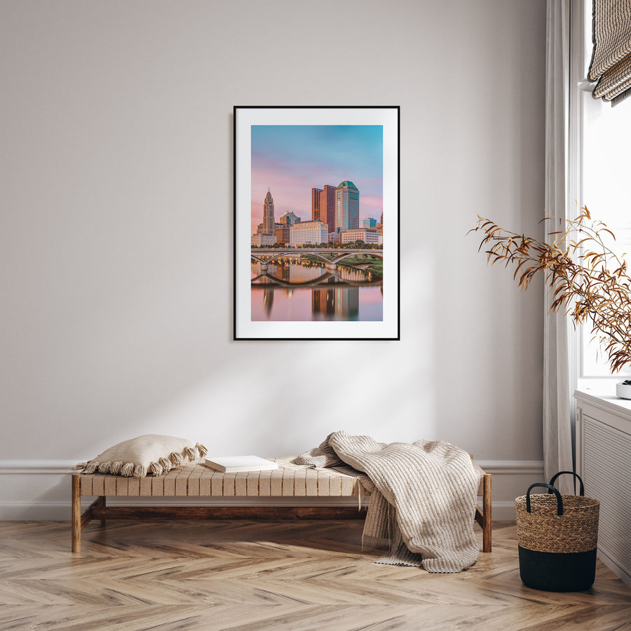 Columbus, Ohio Photo Color No 1 Poster