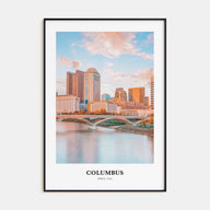 Columbus, Ohio Portrait Color No 1 Poster