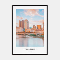 Columbus, Ohio Portrait Color No 1 Poster