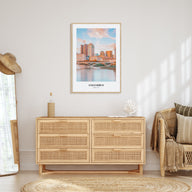 Columbus, Ohio Portrait Color No 1 Poster