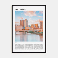 Columbus, Ohio Travel Color No 1 Poster