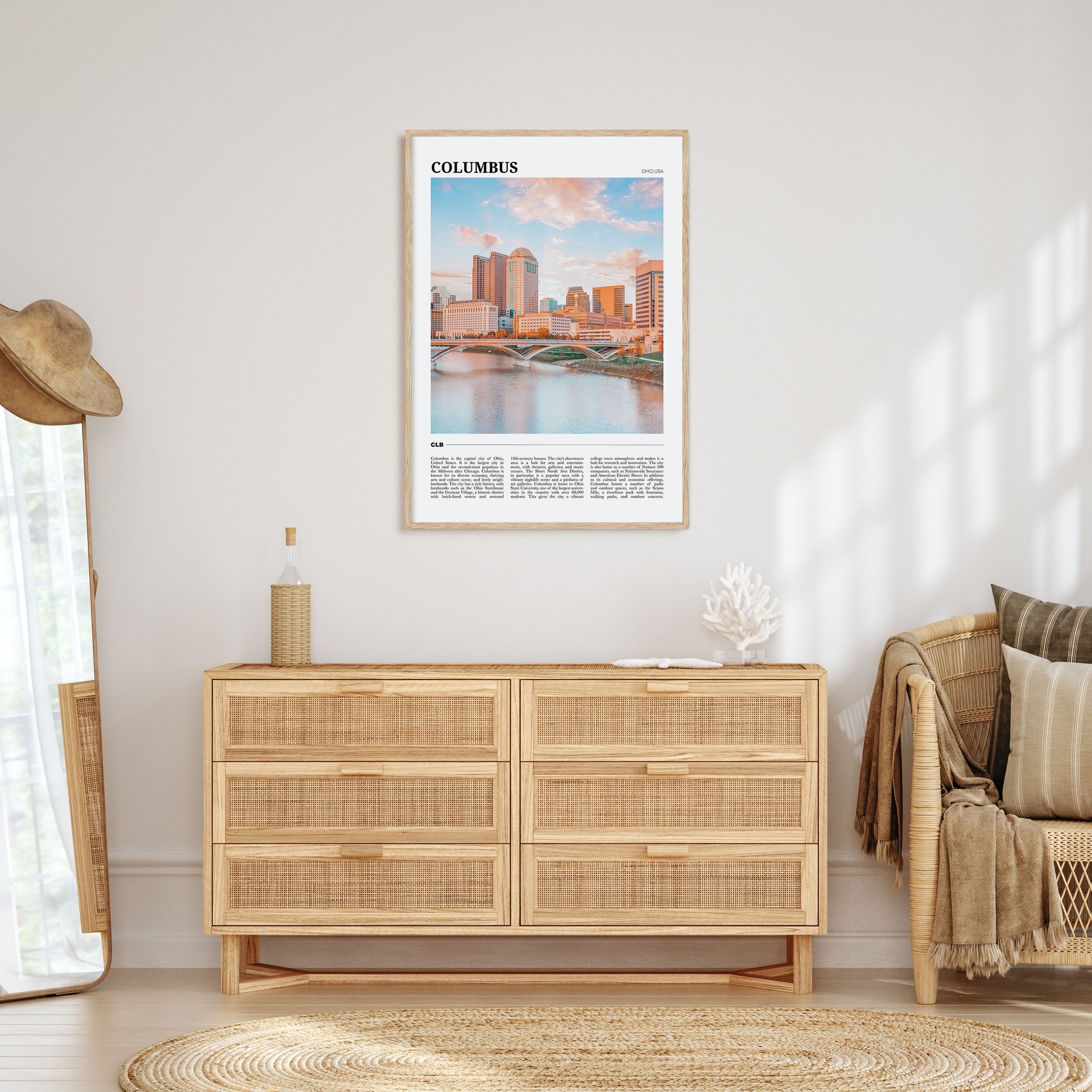 Columbus, Ohio Travel Color No 1 Poster
