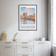 Columbus, Ohio Travel Color No 1 Poster