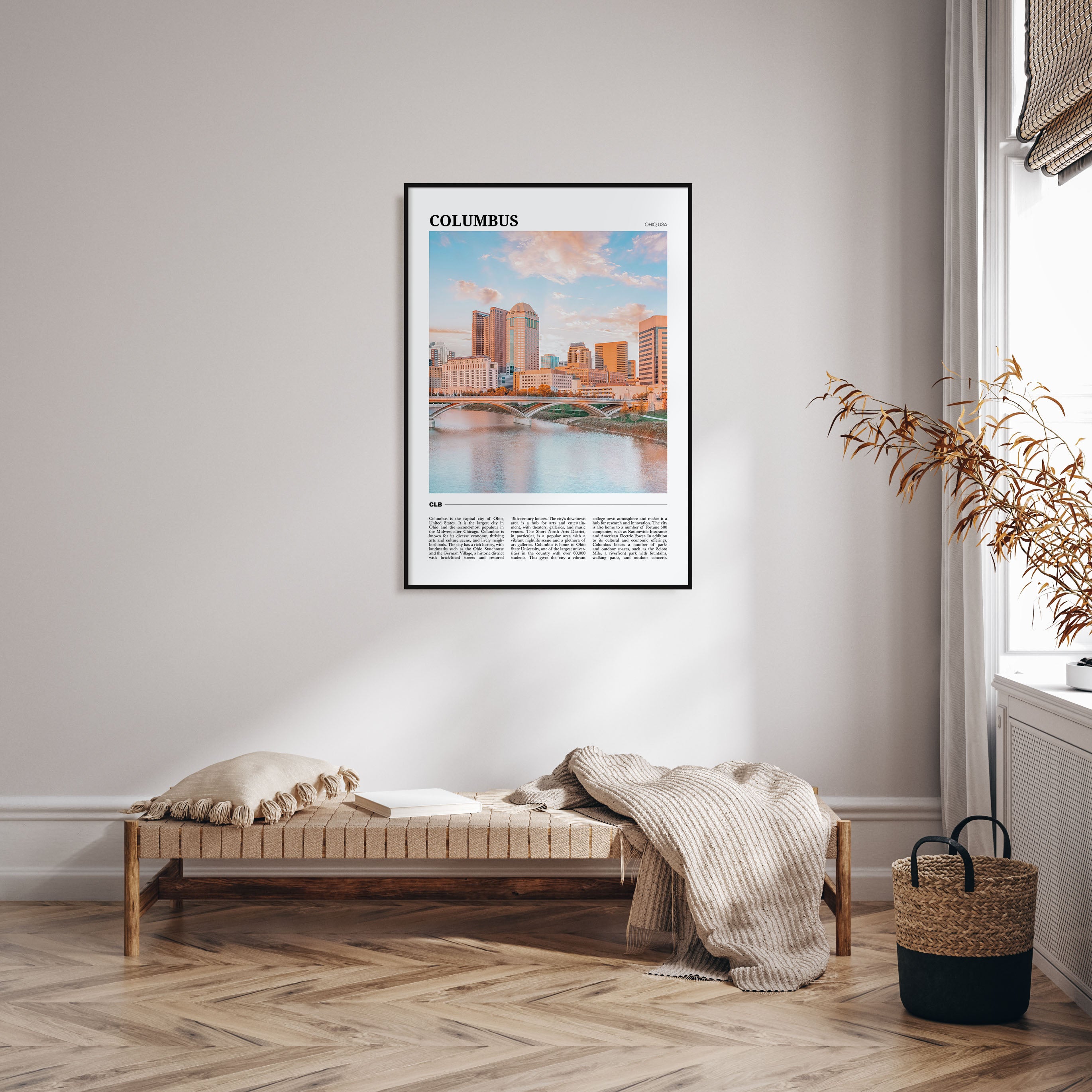 Columbus, Ohio Travel Color No 1 Poster