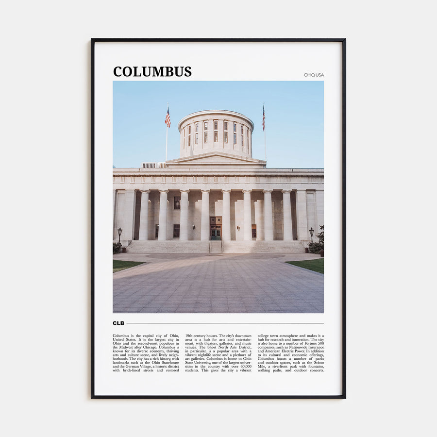 Columbus, Ohio Travel Color No 2 Poster