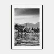 Como Lake Photo B&W Poster