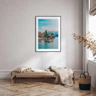 Como Lake Photo Color Poster