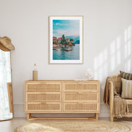 Como Lake Photo Color Poster