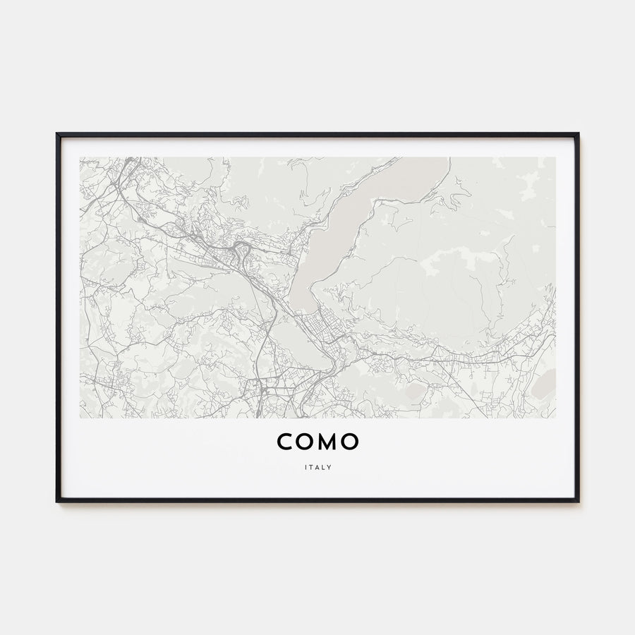 Como Map Landscape Poster