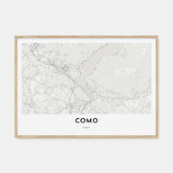 Como Map Landscape Poster