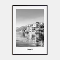 Como Portrait B&W No 1 Poster