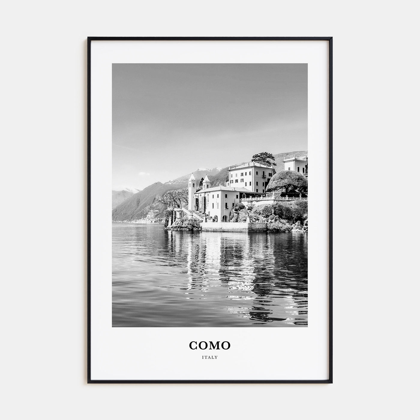 Como Portrait B&W No 1 Poster