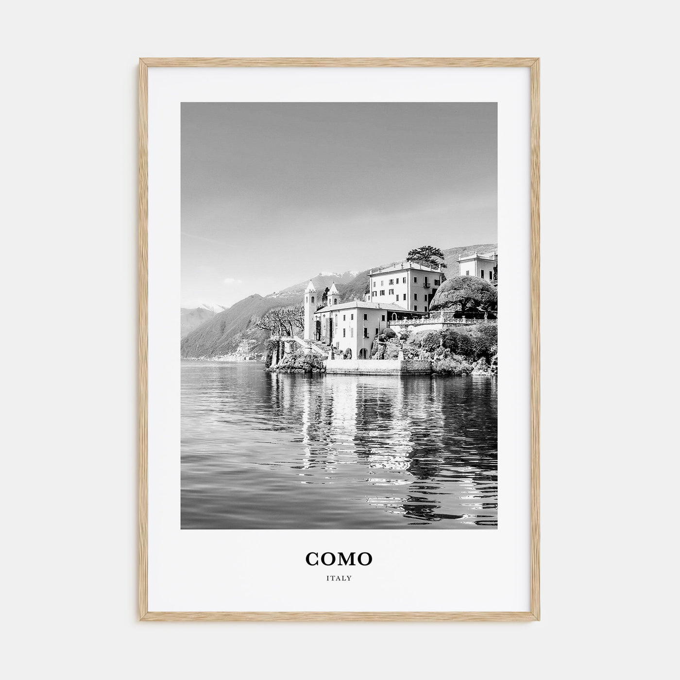 Como Portrait B&W No 1 Poster