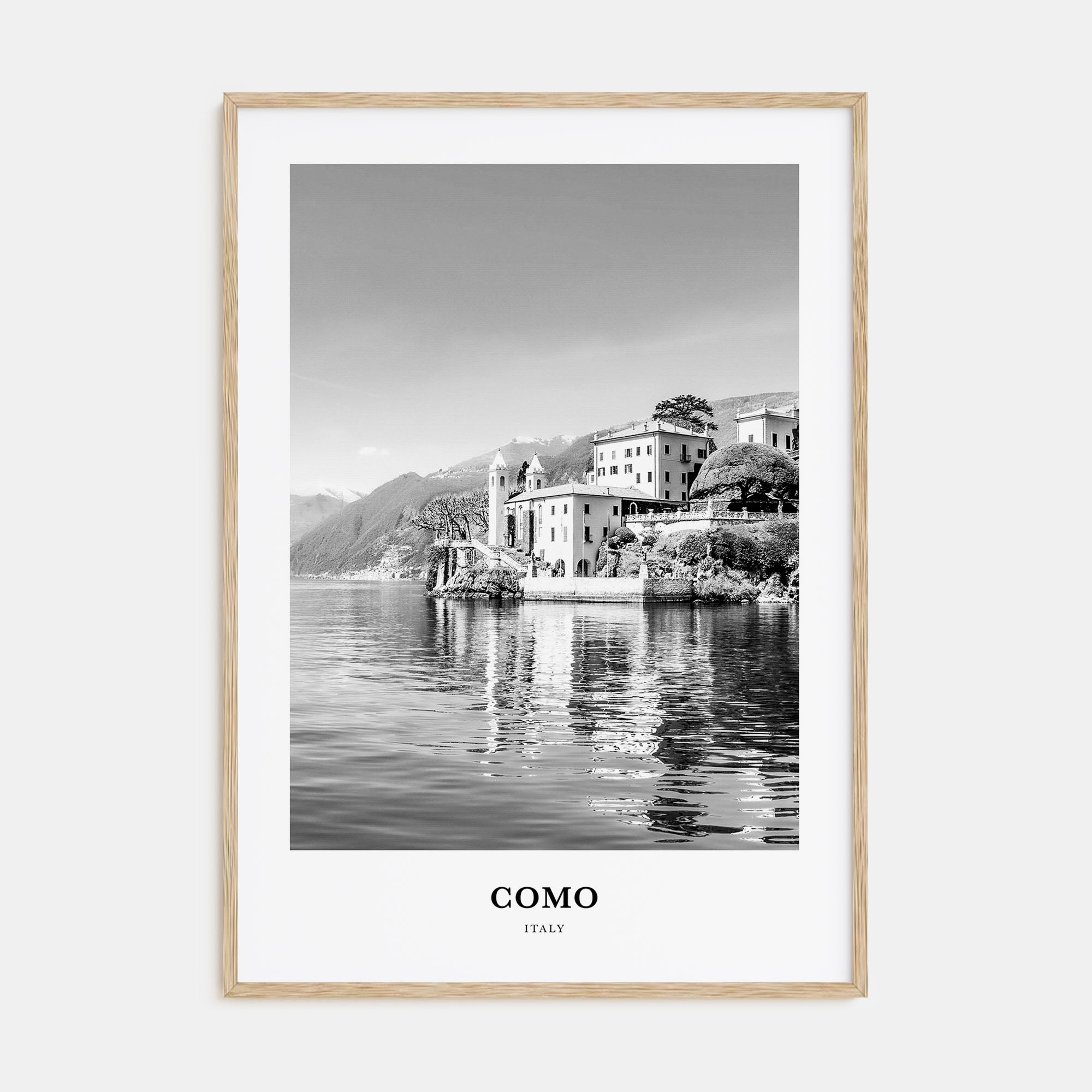 Como Portrait B&W No 1 Poster