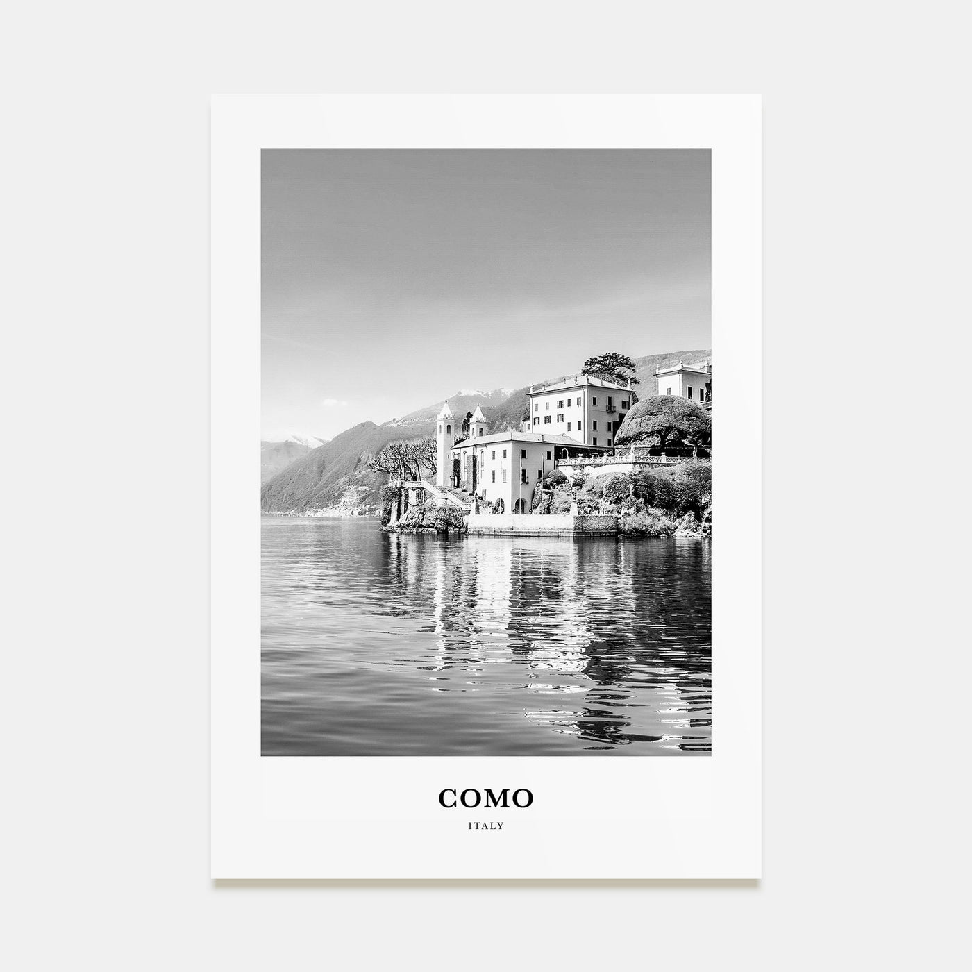 Como Portrait B&W No 1 Poster