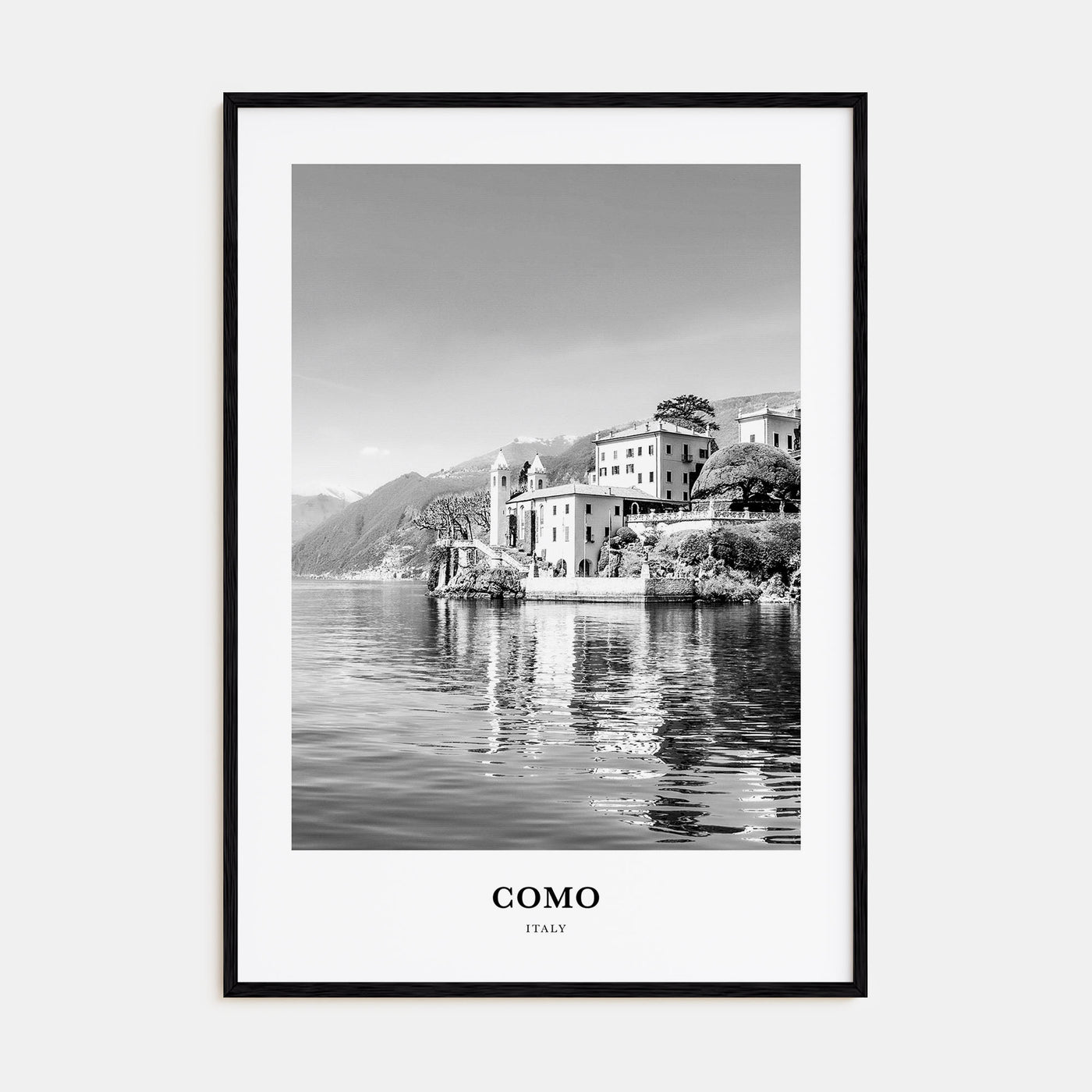 Como Portrait B&W No 1 Poster