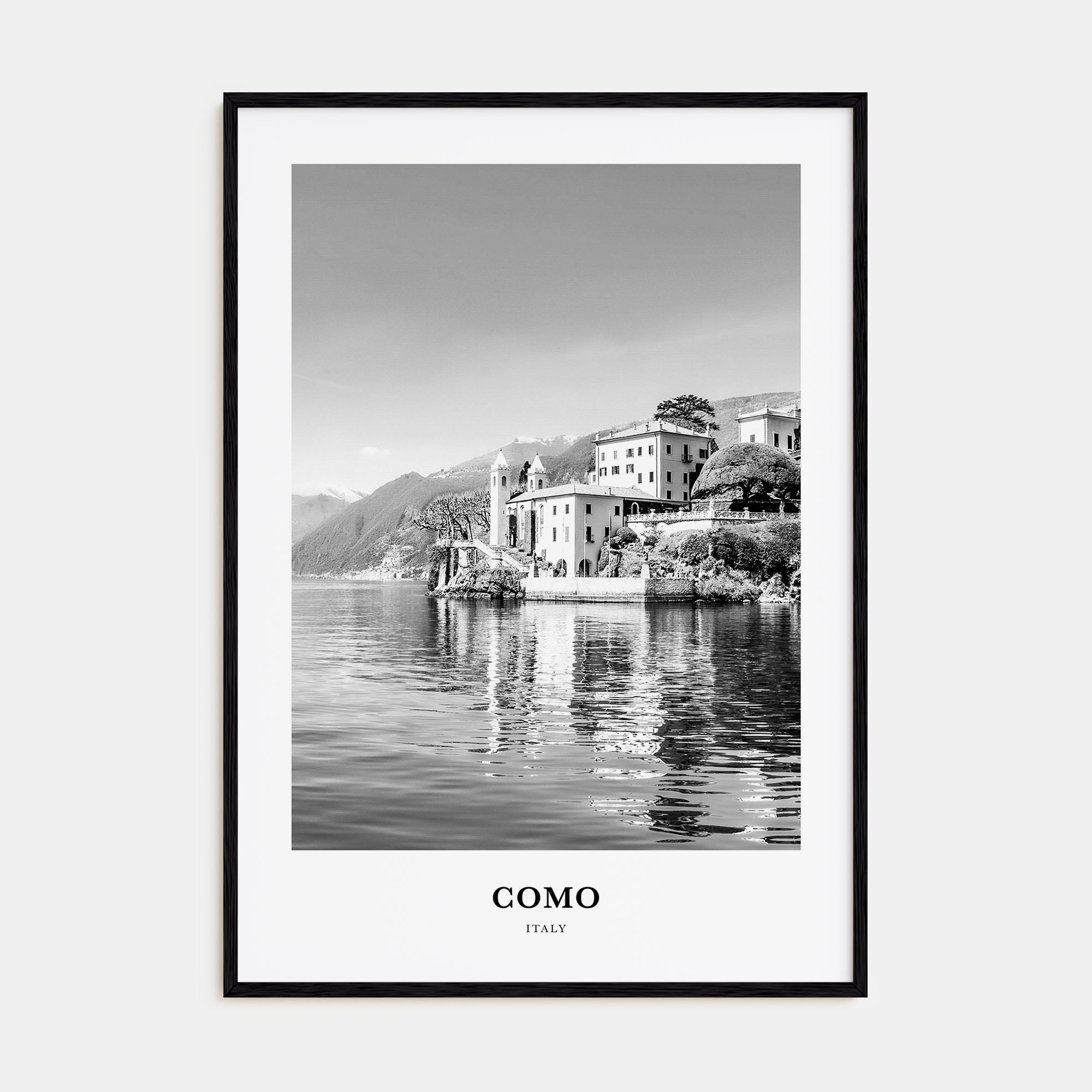 Como Portrait B&W No 1 Poster
