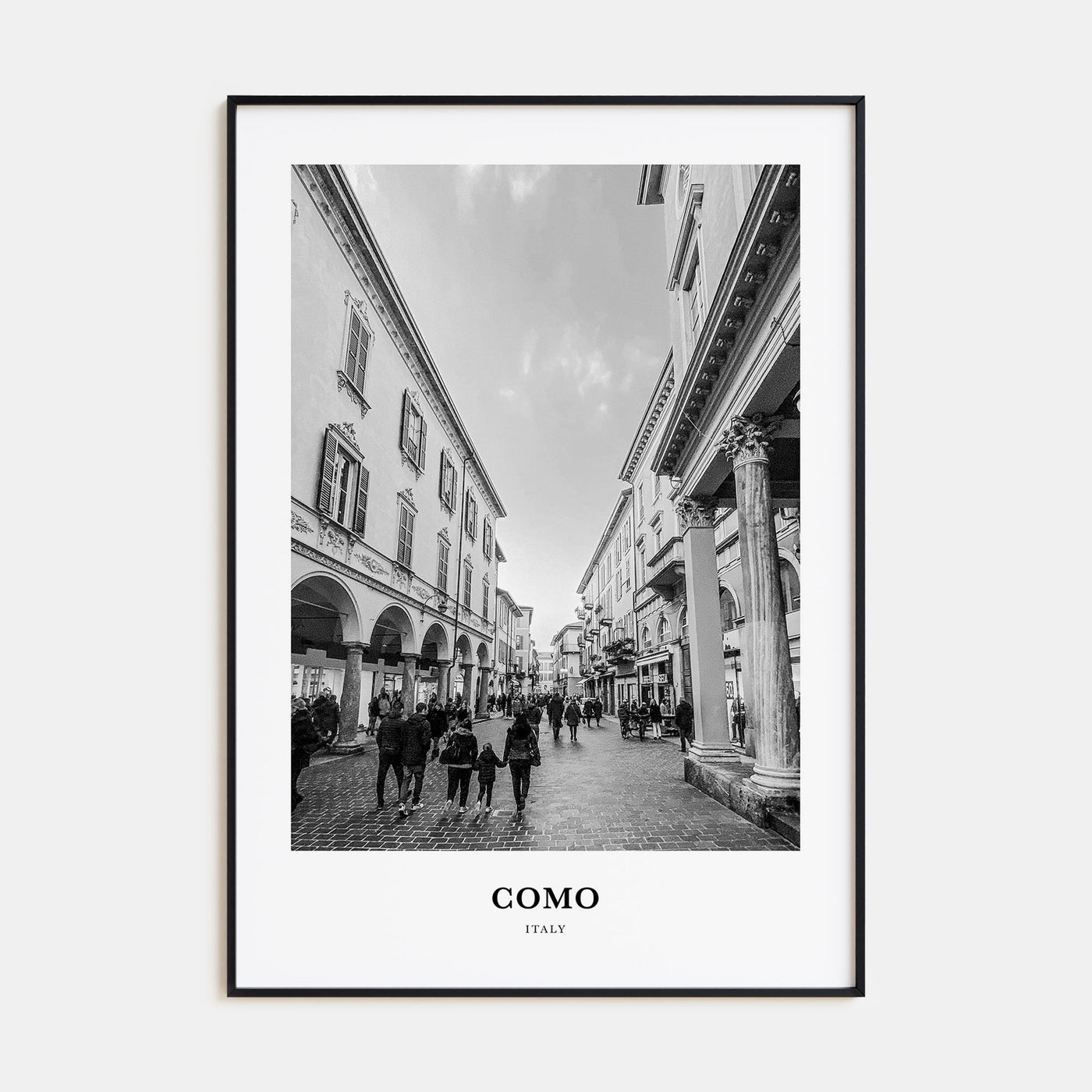 Como Portrait B&W No 2 Poster