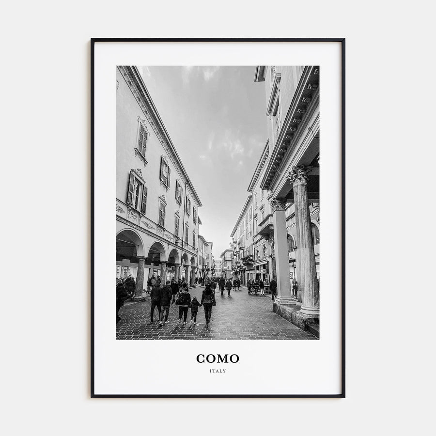 Como Portrait B&W No 2 Poster