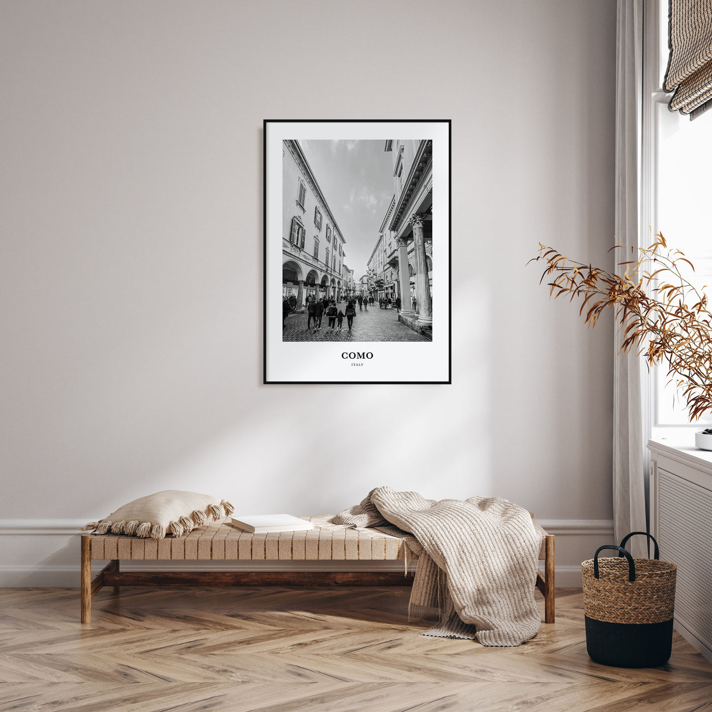 Como Portrait B&W No 2 Poster