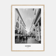 Como Portrait B&W No 2 Poster