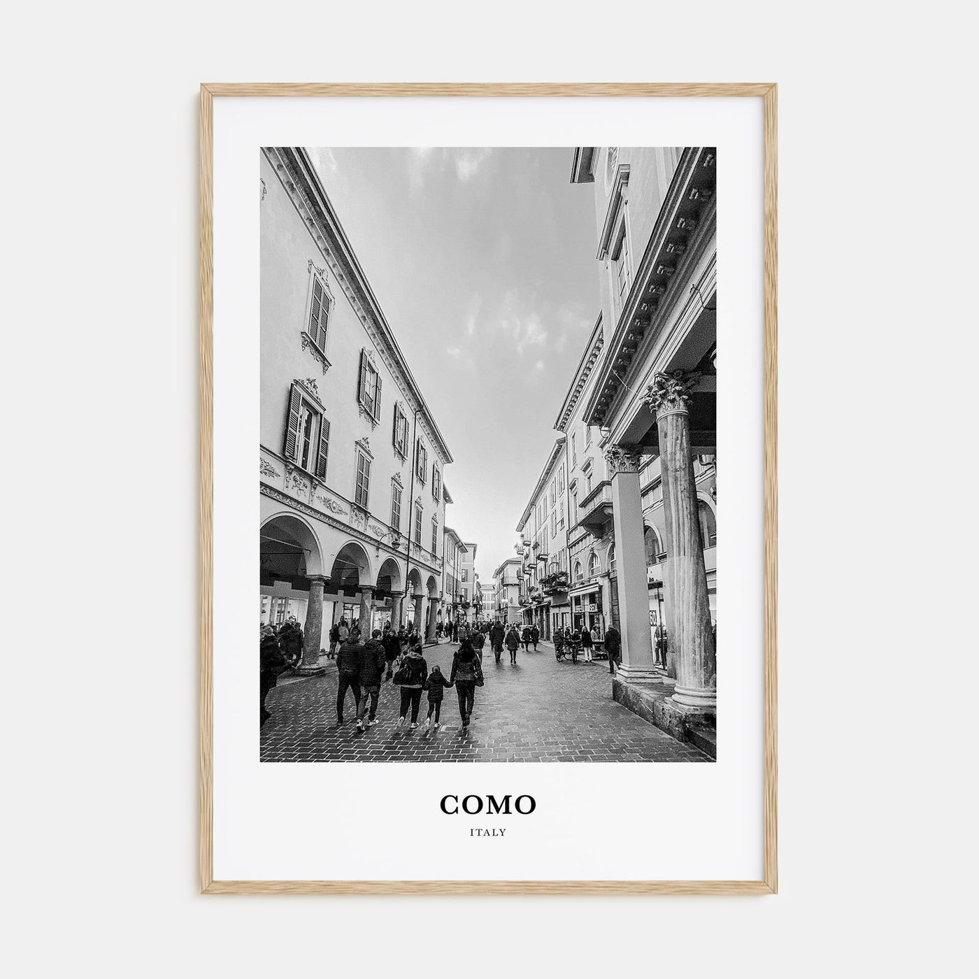 Como Portrait B&W No 2 Poster
