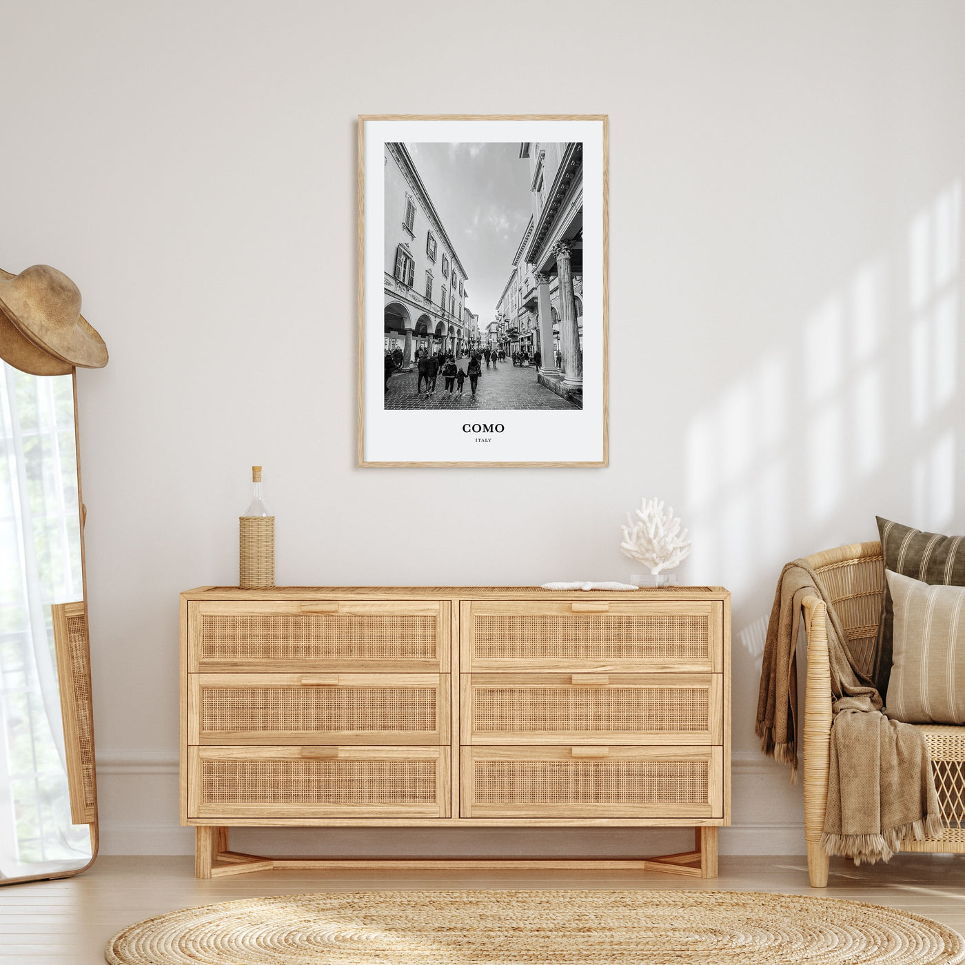 Como Portrait B&W No 2 Poster