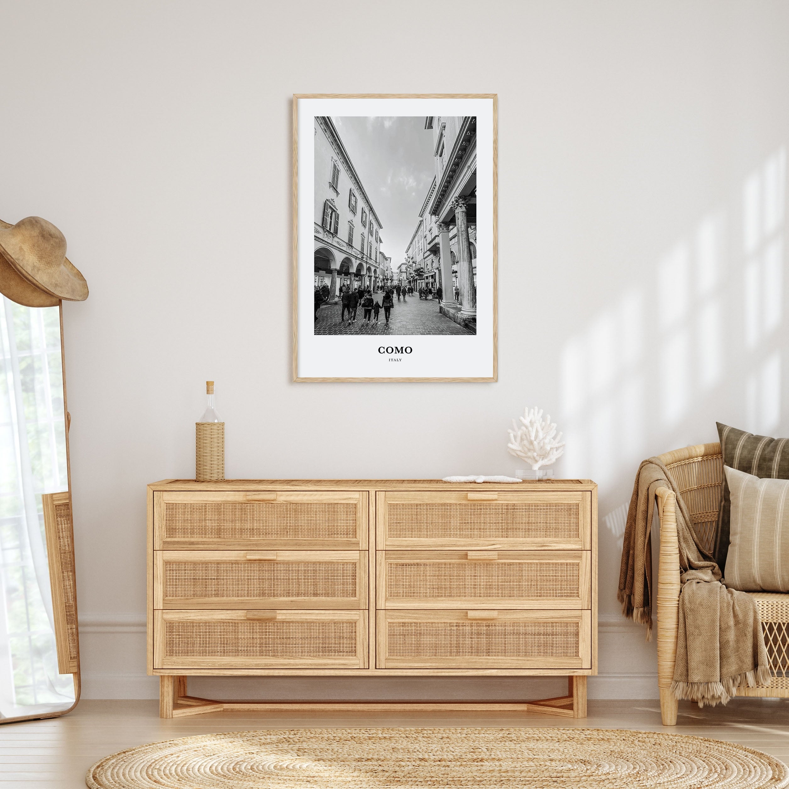 Como Portrait B&W No 2 Poster