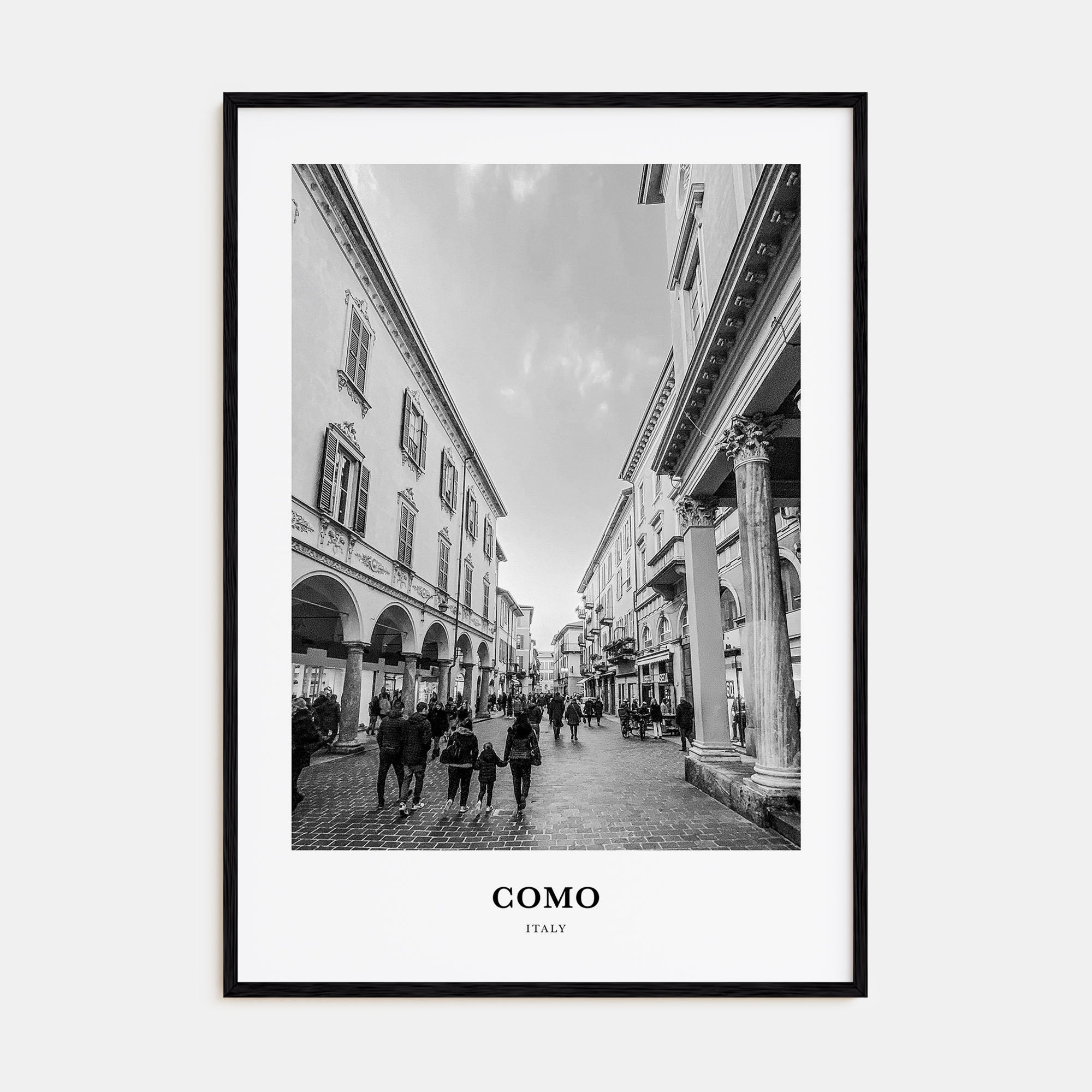 Como Portrait B&W No 2 Poster