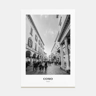 Como Portrait B&W No 2 Poster