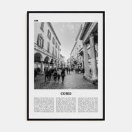 Como Travel B&W No 2 Poster