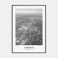 Compton Portrait B&W Poster