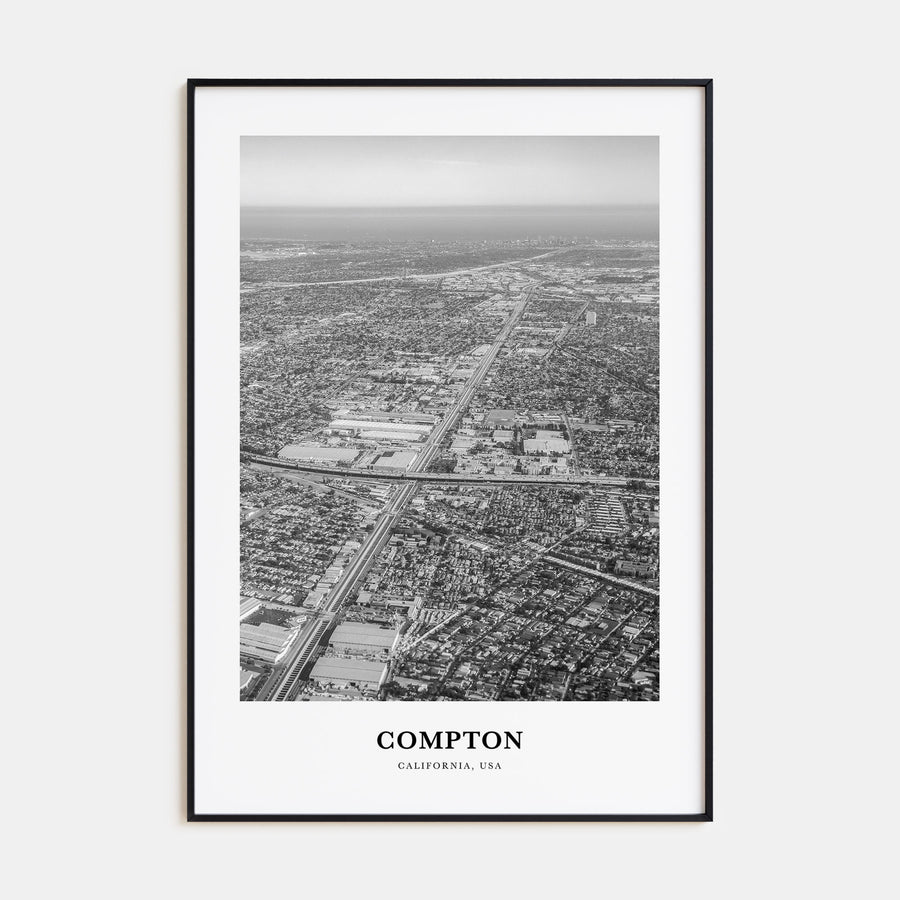 Compton Portrait B&W Poster