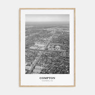 Compton Portrait B&W Poster