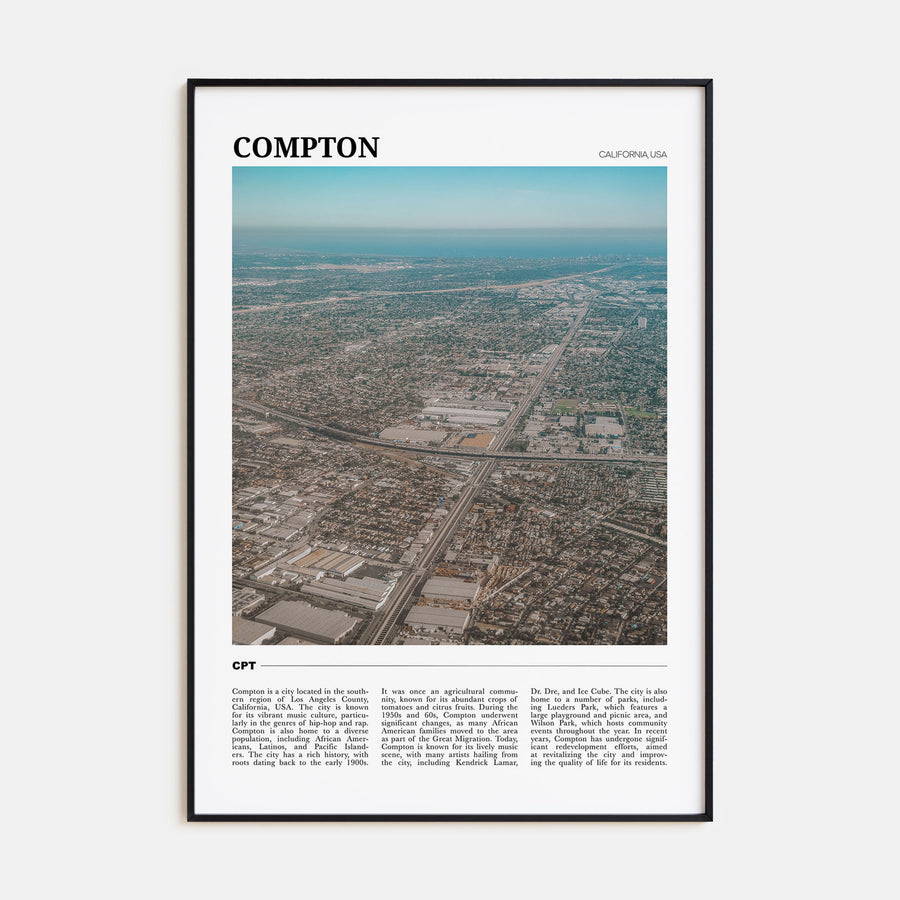 Compton Travel Color Poster