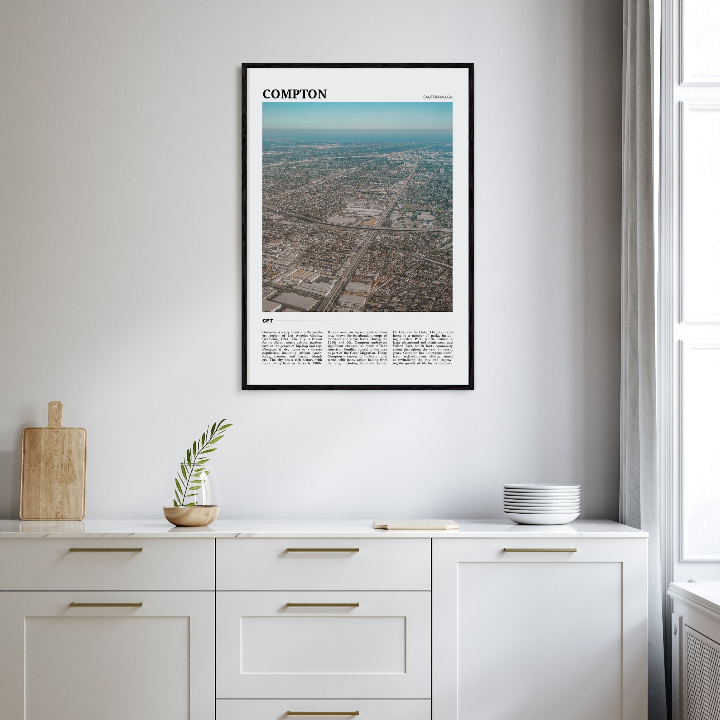 Compton Travel Color Poster