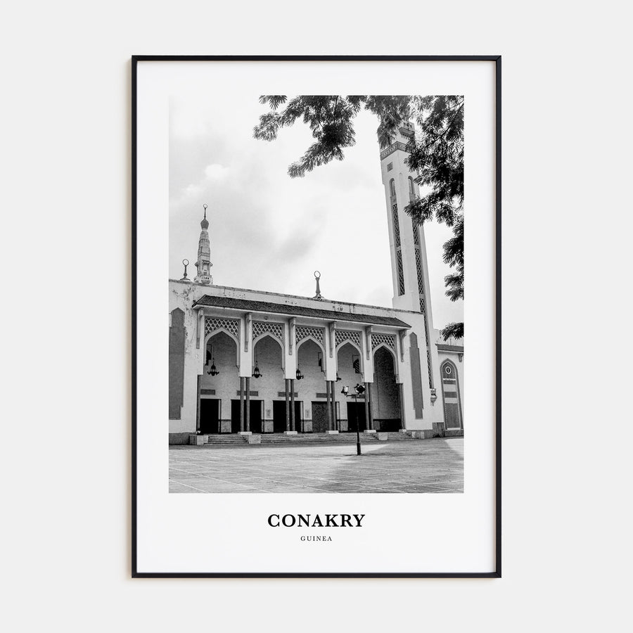 Conakry Portrait B&W Poster