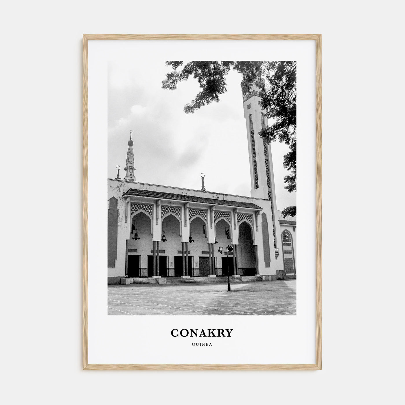 Conakry Portrait B&W Poster