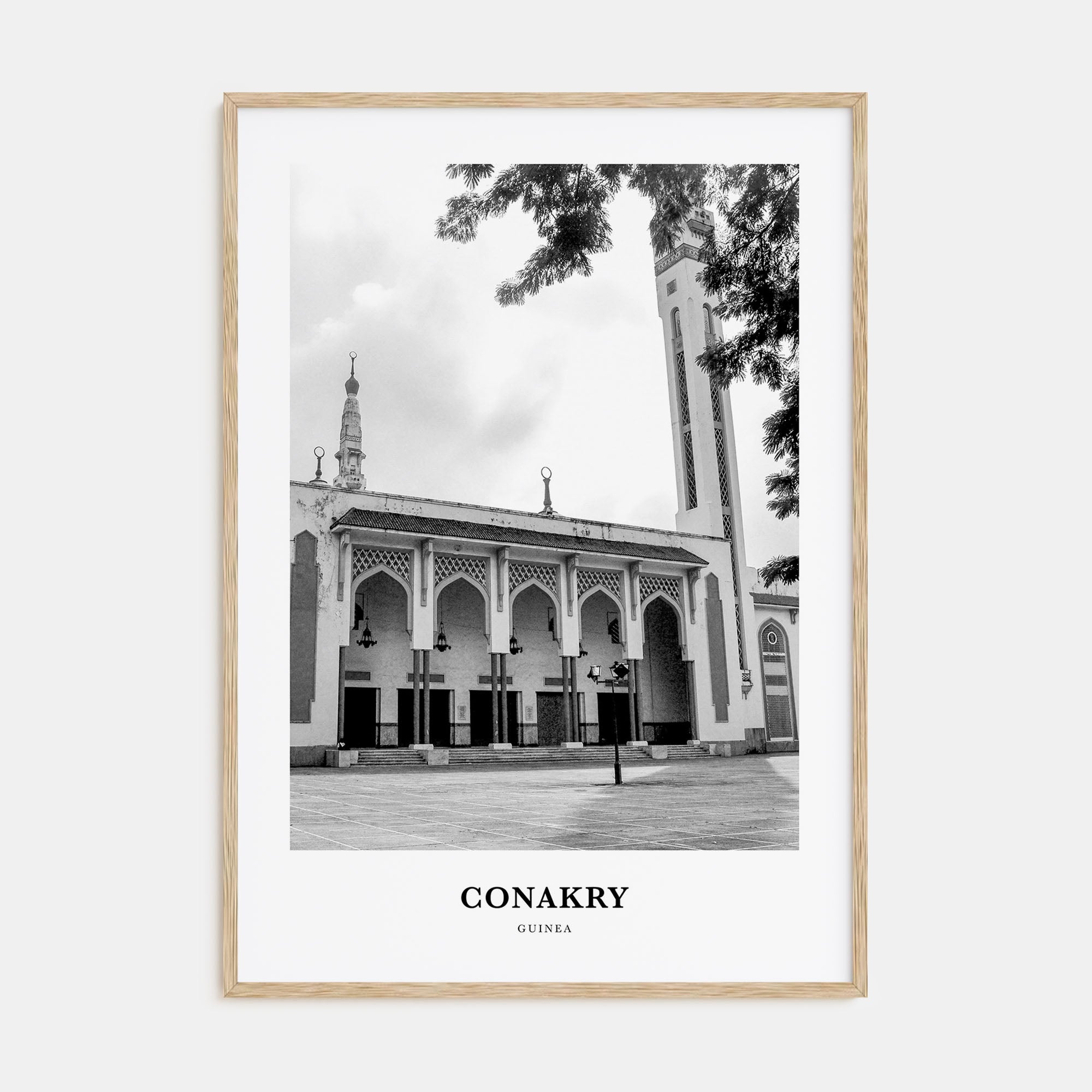 Conakry Portrait B&W Poster