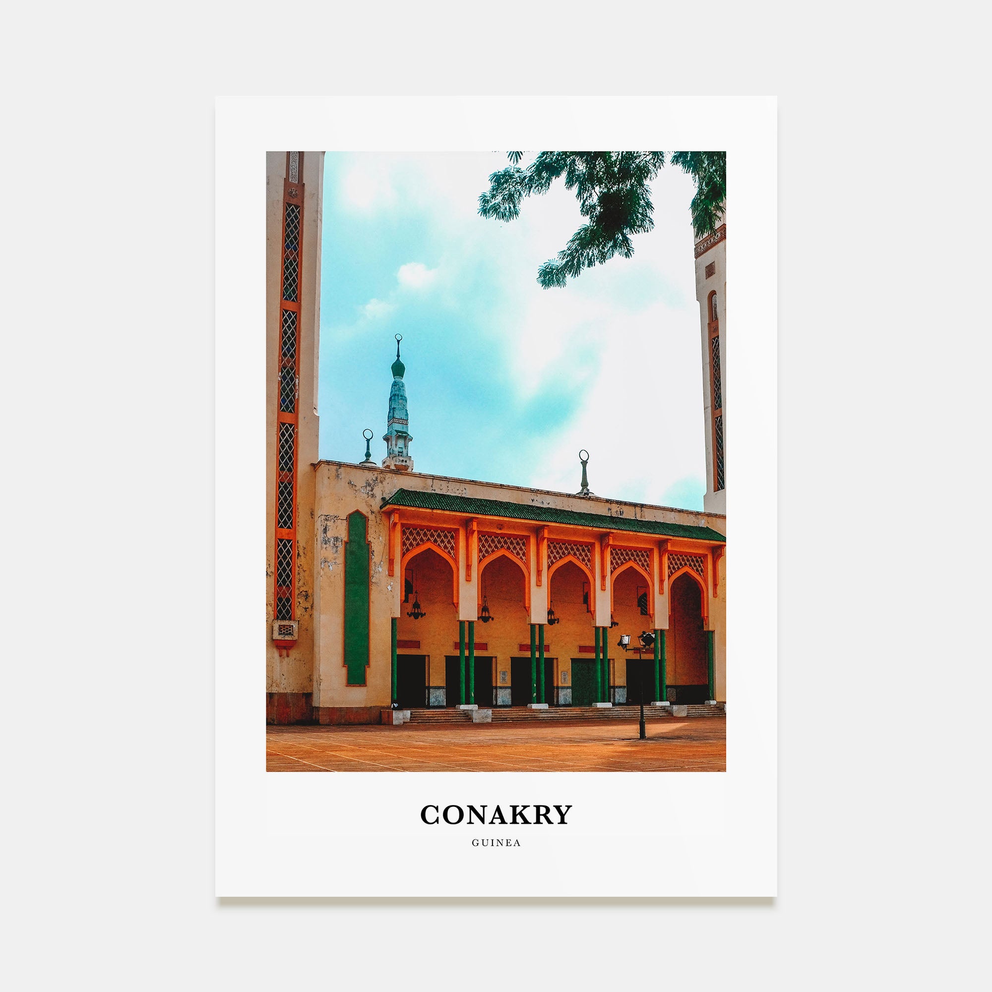 Conakry Portrait Color Poster
