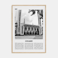 Conakry Travel B&W Poster