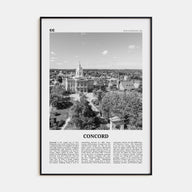 Concord Travel B&W Poster