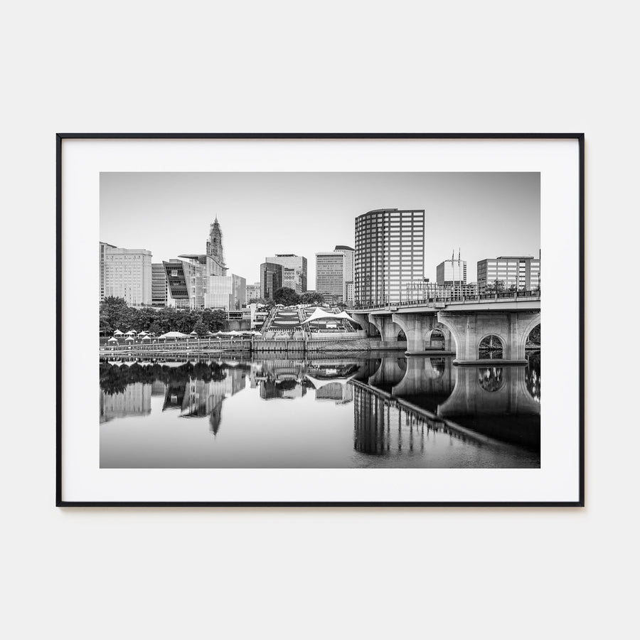Connecticut Landscape B&W Poster