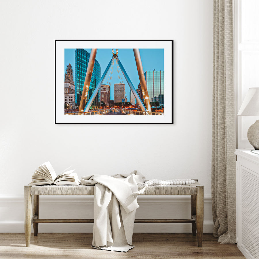 Connecticut Landscape Color Poster